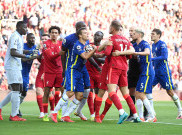 Liverpool 1-1 Chelsea: 10 Pemain The Blues Buat The Reds Frustrasi di Anfield
