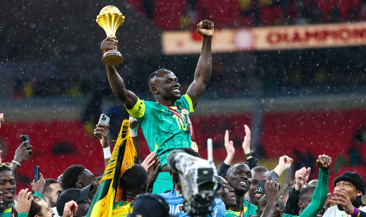 Selebrasi Timnas Senegal usai menjuarai AFCON 2026. (FIFA)