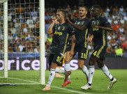 Valencia 0-2 Juventus, Dua Penalti Pjanic dan Kartu Merah Ronaldo Warnai Kemenangan Si Nyonya Tua