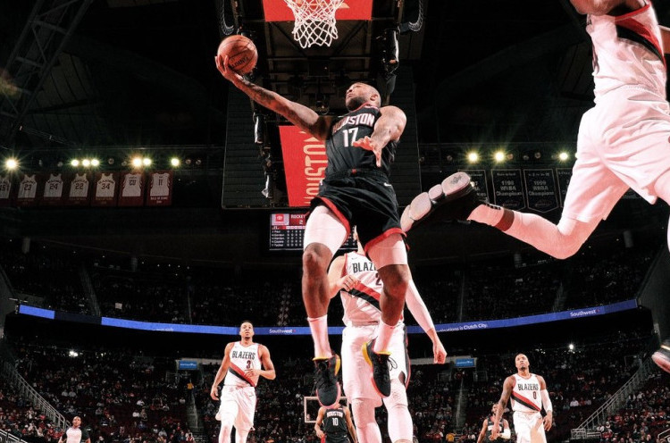 Hasil NBA: Rockets Hentikan Catatan Buruk, Raptors Atasi Clippers
