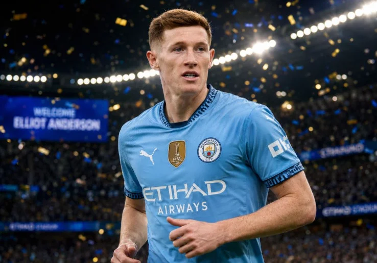 Dibeli dengan Banderol 116 Juta Poundsterling, Manchester City Rekrut Elliot Anderson