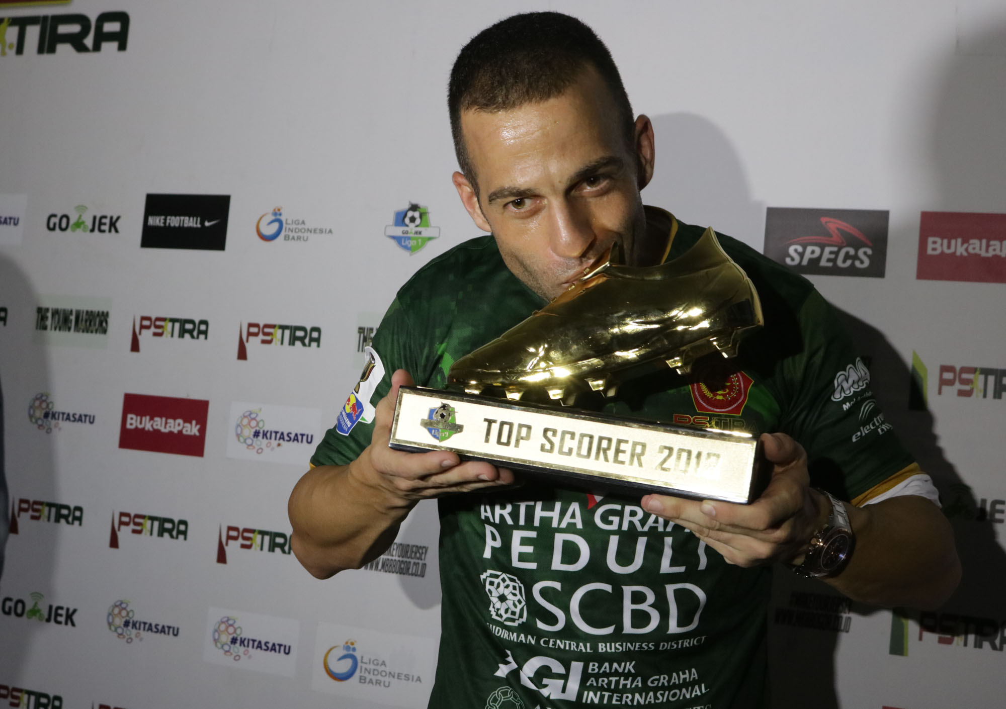 Kesan Aleksandar Rakic Usai Dapat Sepatu Emas Liga 1 2018