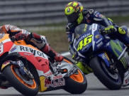 Hubungan Menegang dengan Rossi, Marquez Sempat Diminta Tidak Finis