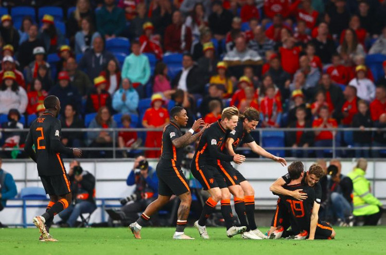 Hasil UEFA Nations League: Belanda Tekuk Wales, Belgia Pesta Gol