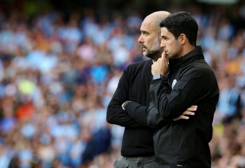 Menilik Perbedaan di antara Mikel Arteta dan Pep Guardiola