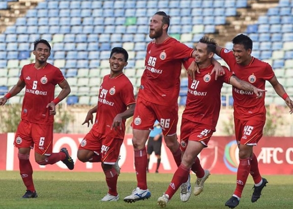 Piala AFC 2019: Persija Jakarta Curi Tiga Poin Lewat Kemenangan 3-1 atas Shan United