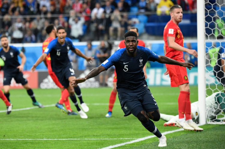 Prancis 1-0 Belgia: Umtiti Bawa Les Bleus ke Final Piala Dunia 2018
