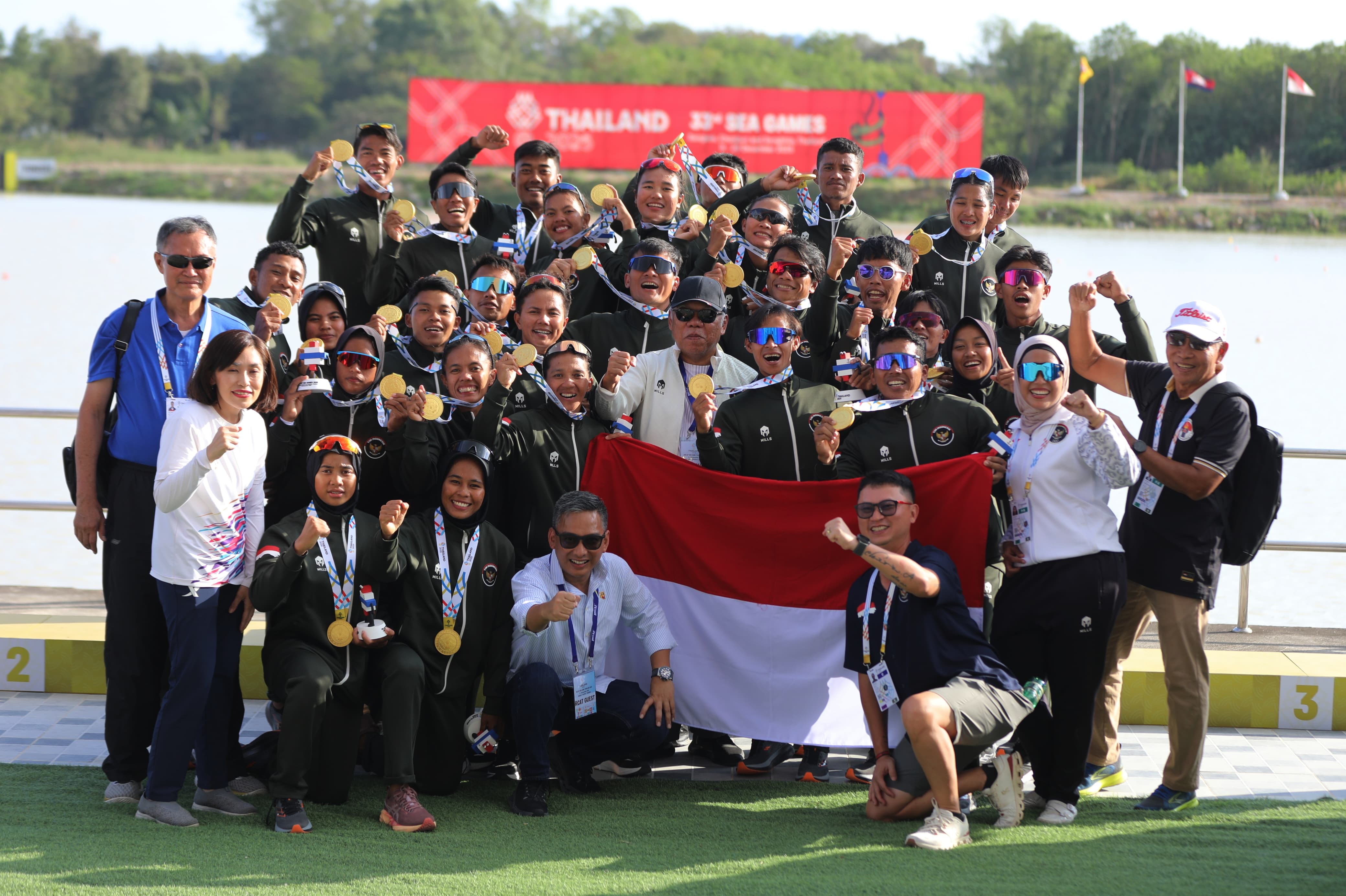 SEA Games 2025: Ketum PODSI Basuki Hadimuljono Apresiasi Militansi Tim Dayung Indonesia