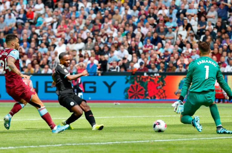 West Ham 0-5 Man City: Hat-trick Raheem Sterling Warnai Performa Bintang Lima The Citizens