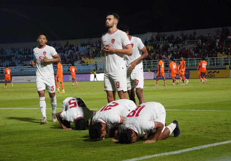 Timnas Indonesia U-20 Pesta 4 Gol ke Gawang India
