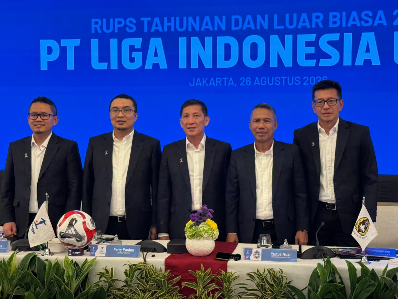 Yunus Nusi Ditetapkan Jadi Komisaris Utama I League, Ferry Paulus Tetap Dirut