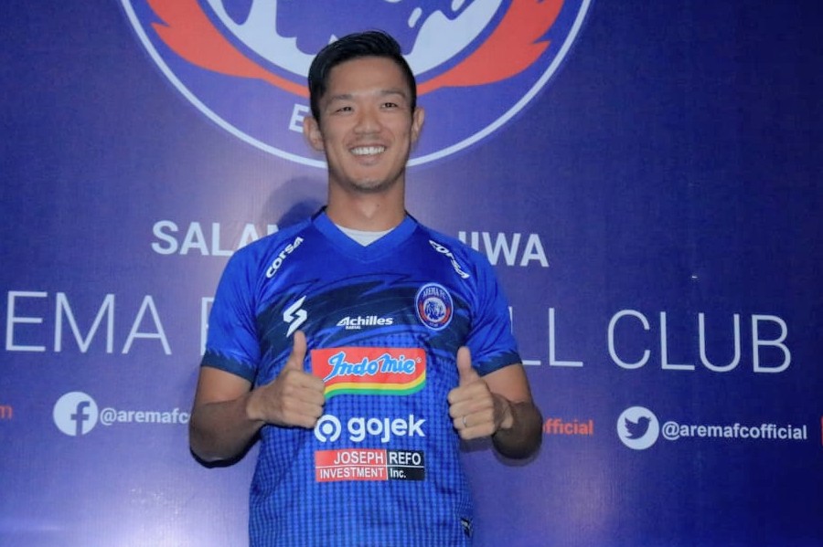 Takafumi Akahoshi Tertantang dengan Target Tinggi Arema FC
