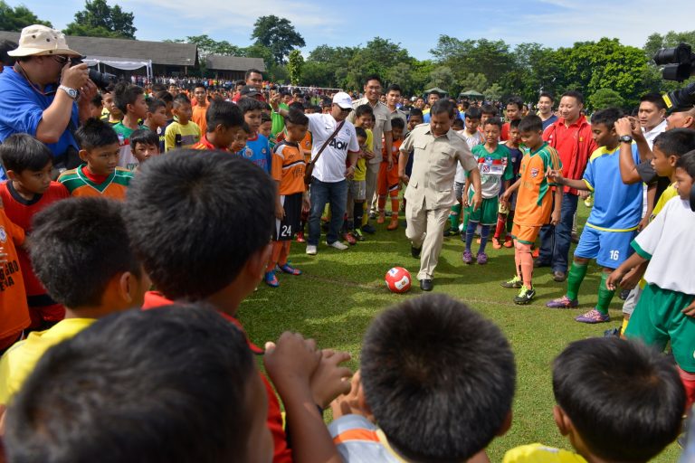Akademi Garudayaksa Indonesia, Bukti Cinta dan Kepedulian Prabowo Subianto terhadap Sepak Bola