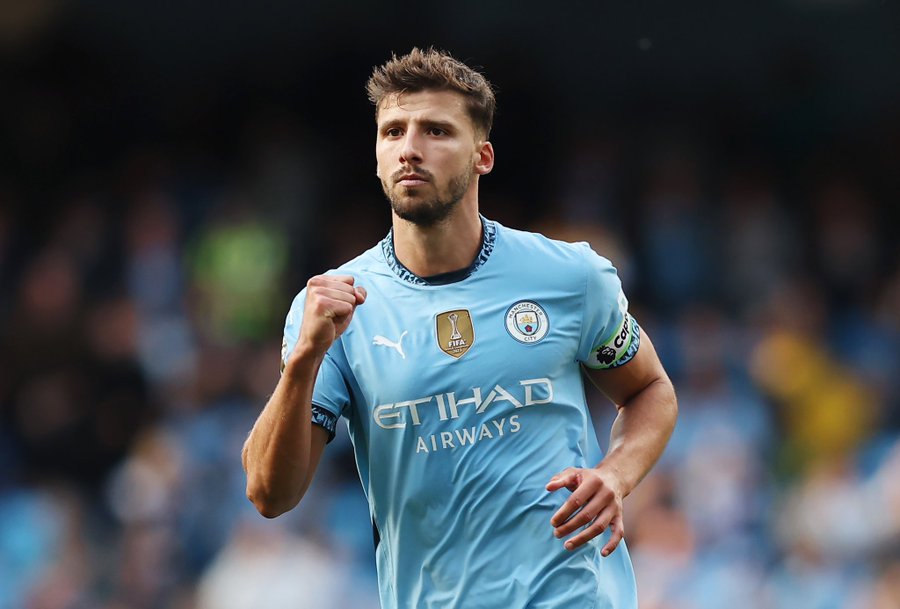 Ruben Dias Semringah Manchester City Diragukan