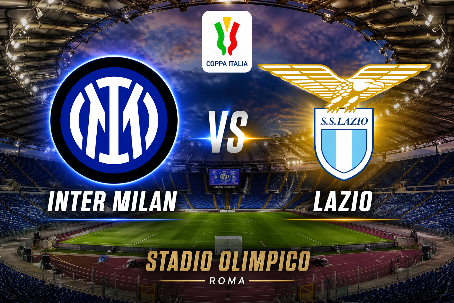 Jadwal Final Coppa Italia 2025/2026: Lazio vs Inter Milan