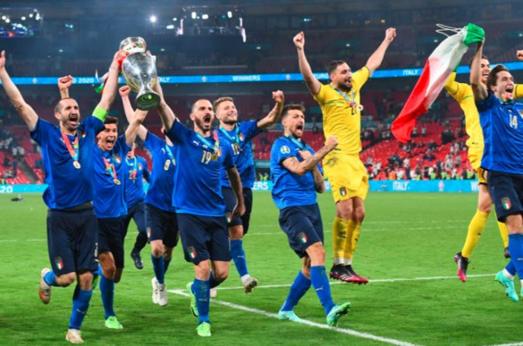 Sederet Fakta Menarik dari Kesuksesan Italia Menjuarai Piala Eropa 2020