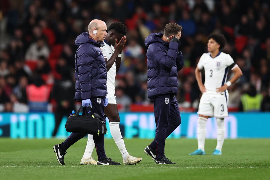 Pelatih Inggris Ungkap Kondisi Cedera Bukayo Saka