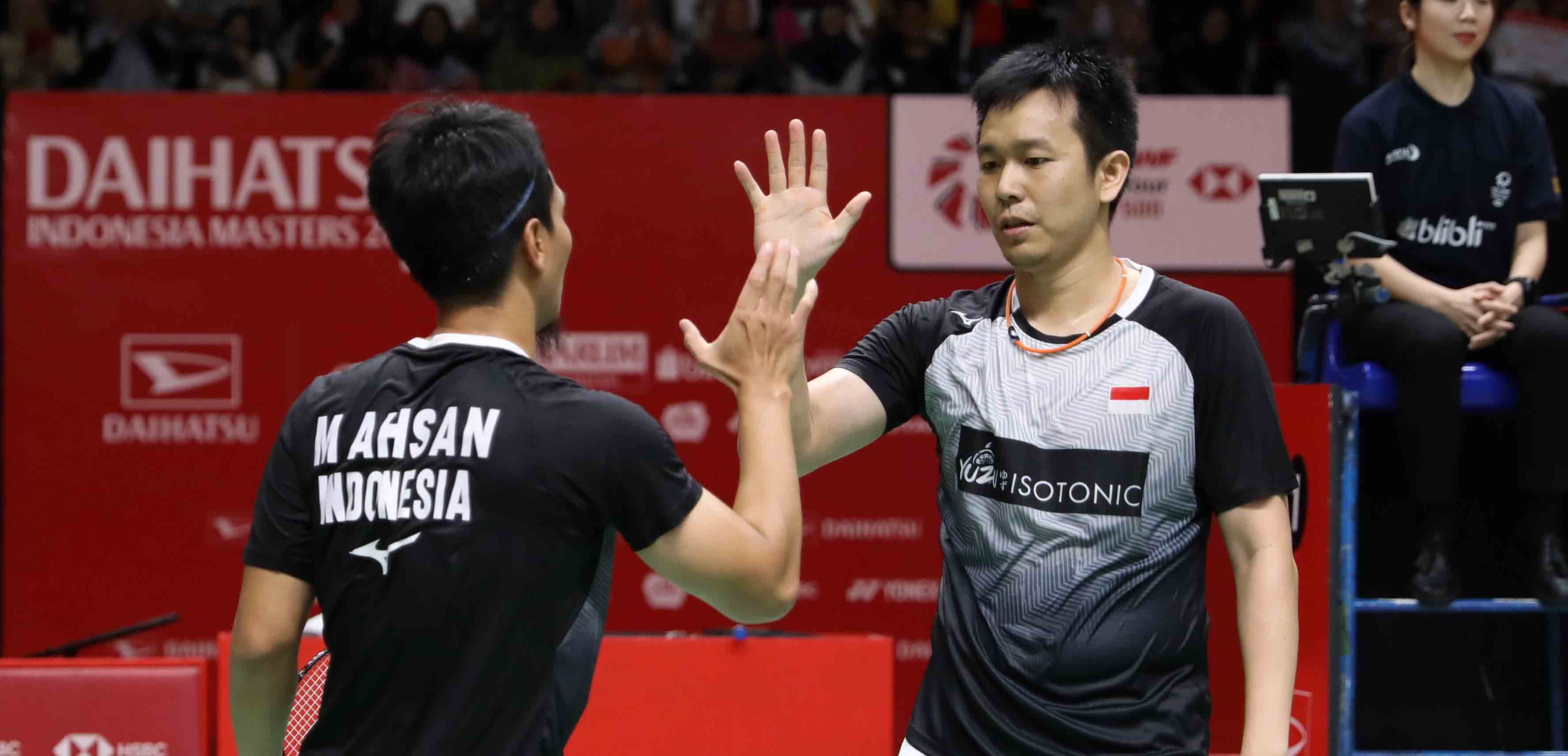 Hasil Thailand Open 2021: Ahsan / Hendra Bikin Pasangan Inggris Mati Kutu