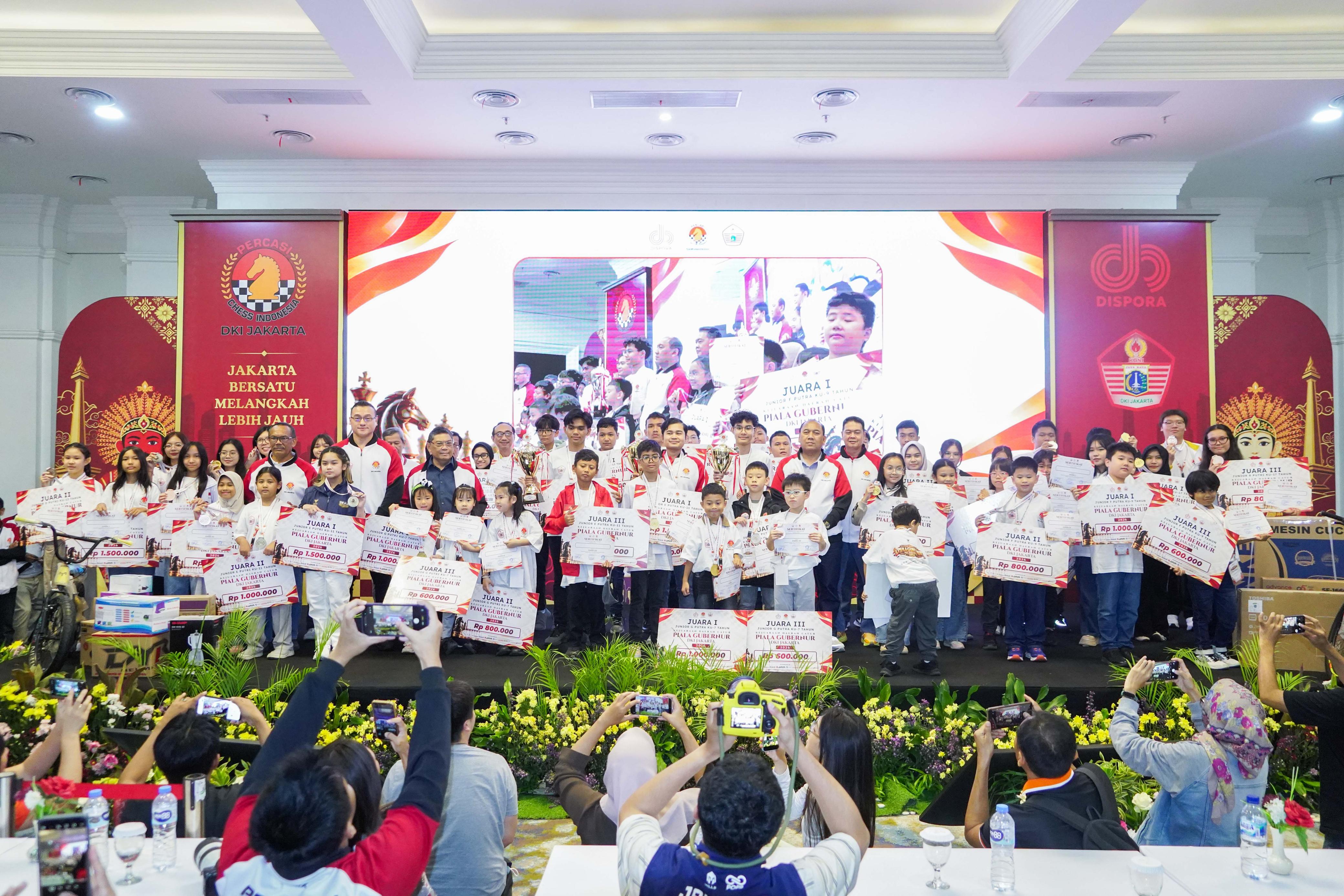 Kejurda Piala Gubernur DKI Jakarta 2026 Sukses Digelar, Grand Master Novendra Jadi Juara
