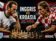 Jadwal Siaran Langsung dan Link Streaming Inggris vs Kroasia, Live TVRI Kamis (18/6) Pukul 03.00 WIB