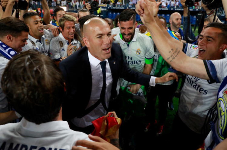 Ini Komentar Zidane Usai Bantu Madrid Raih Gelar La Liga 2016/17