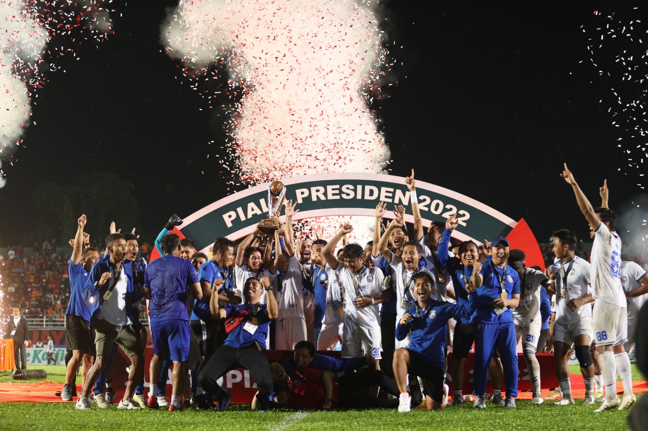 Faktor Arema FC Juara Piala Presiden bagi Johan Al Farizi