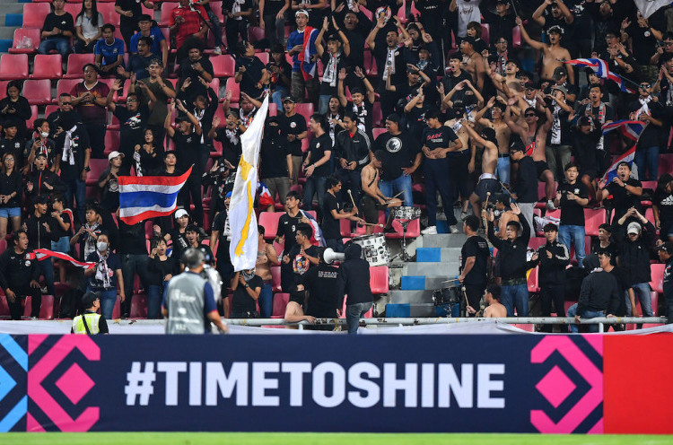 Dukungan untuk Timnas Indonesia Tertutup Nyanyian Ultras Thailand