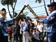 Pawai Obor Asian Para Games 2018 Tiba di Bali