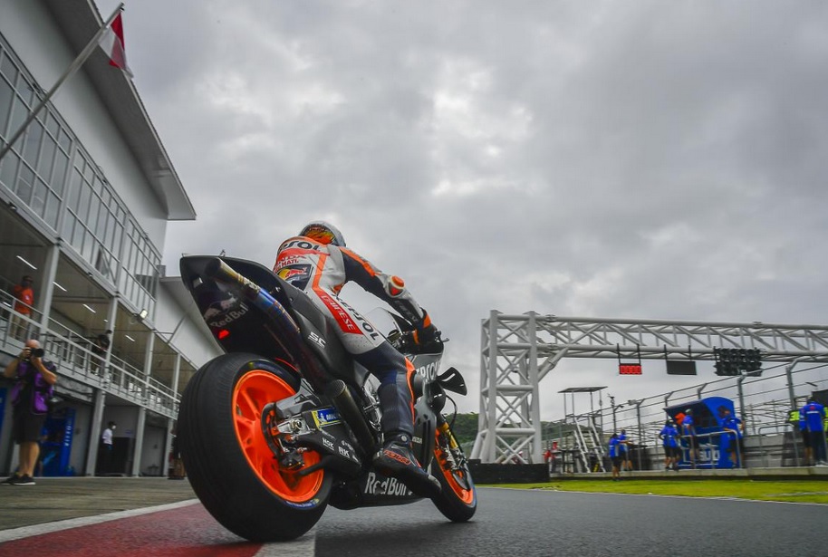 Marc Marquez Unjuk Gigi di Mandalika