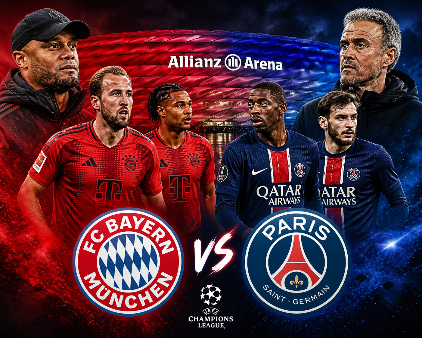 Superkomputer Bongkar Hasil Prediksi Bayern Munchen vs PSG: FC Hollywood Gagal Lolos