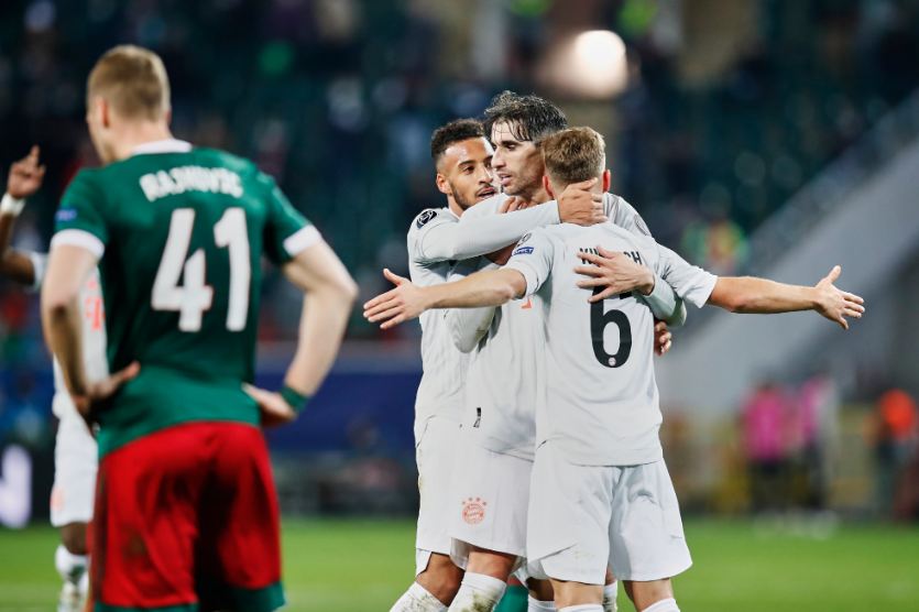 Bayern Munchen Dinaungi Dewi Fortuna kala Menang Kontra Lokomotiv Moscow