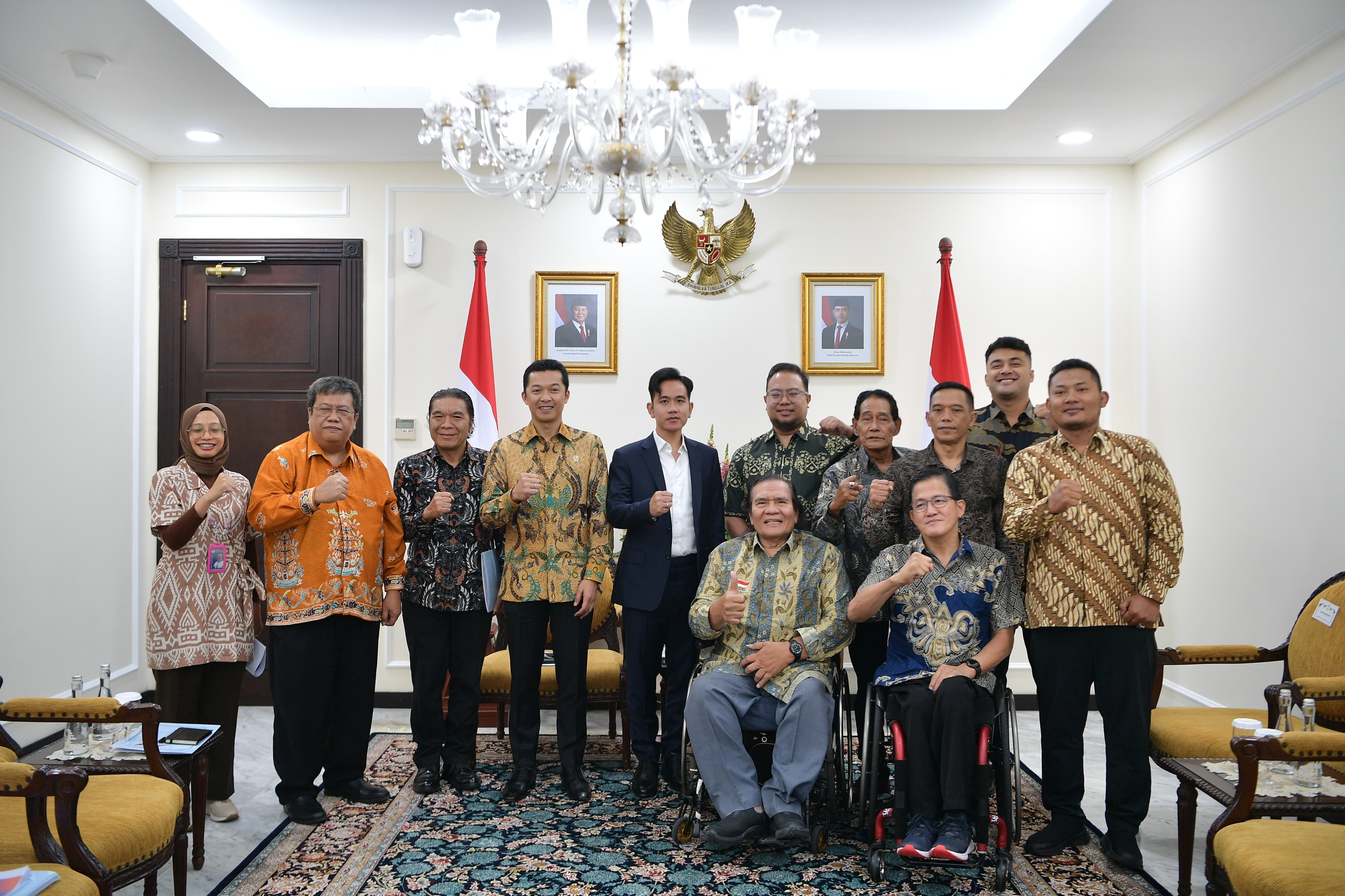 NPC Indonesia Audiensi dengan Wapres Gibran, Bersiap Jadi Tuan Rumah World Abilitysport Games 2025