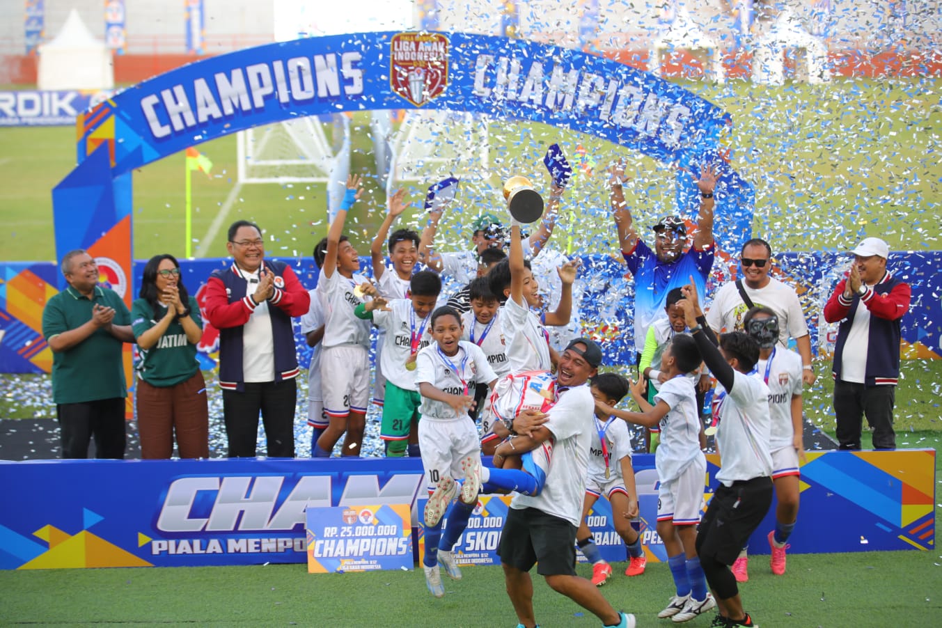 ASSA Pro Bekasi Keluar sebagai Juara Seri Nasional Piala Menpora U-12 Liga Anak Indonesia 2024
