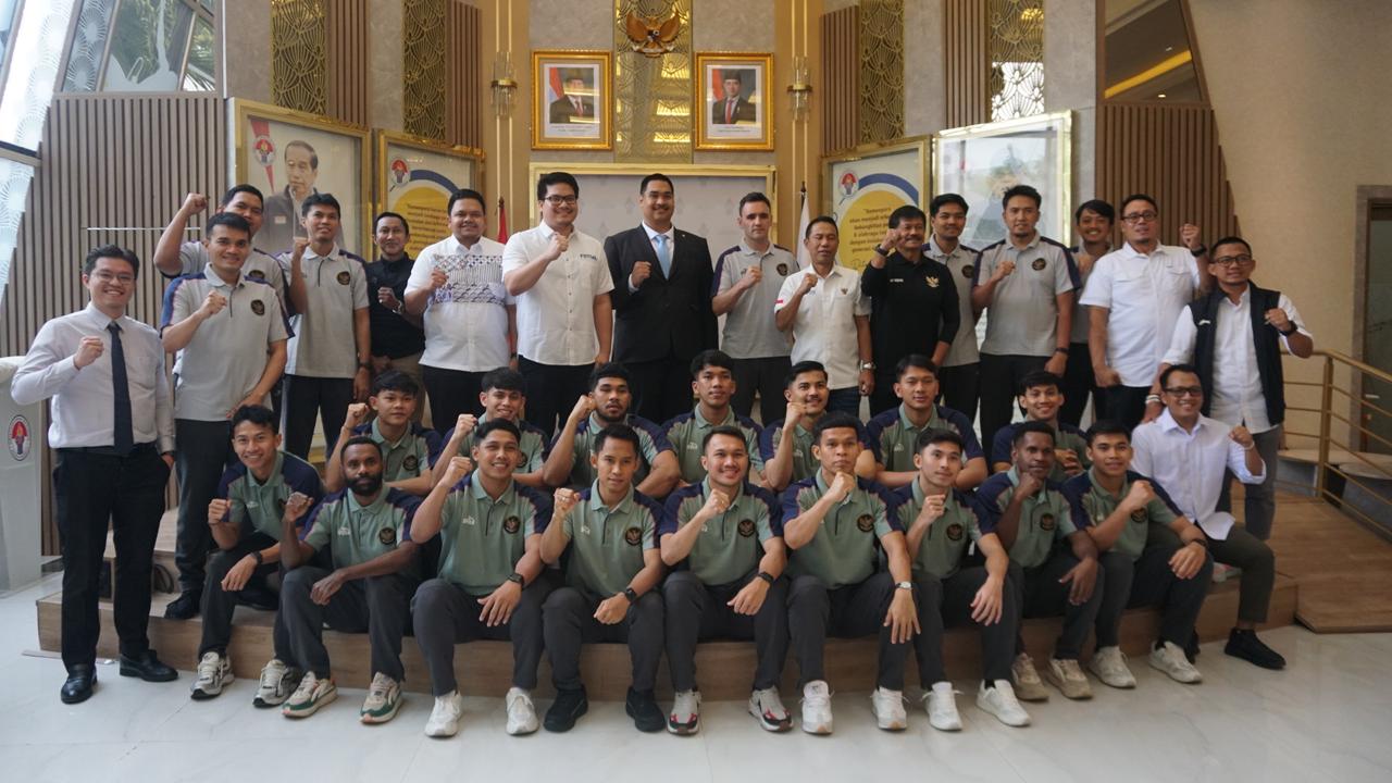 Dilepas Menpora dan Ketum FFI, Timnas Futsal Indonesia Hadapi Piala AFF 2024 di Thailand
