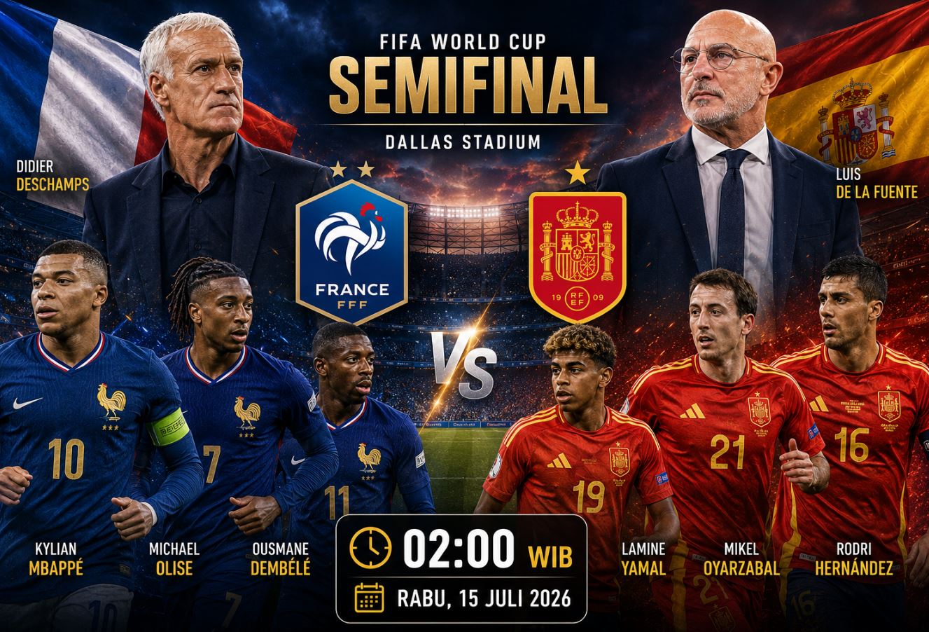 Prediksi dan Statistik Prancis vs Spanyol: Bak Duel Pedang Melawan Perisai