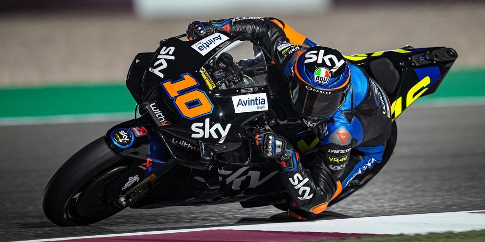 Luca Marini Sempat Lupa Ada Valentino Rossi di Lintasan yang Sama