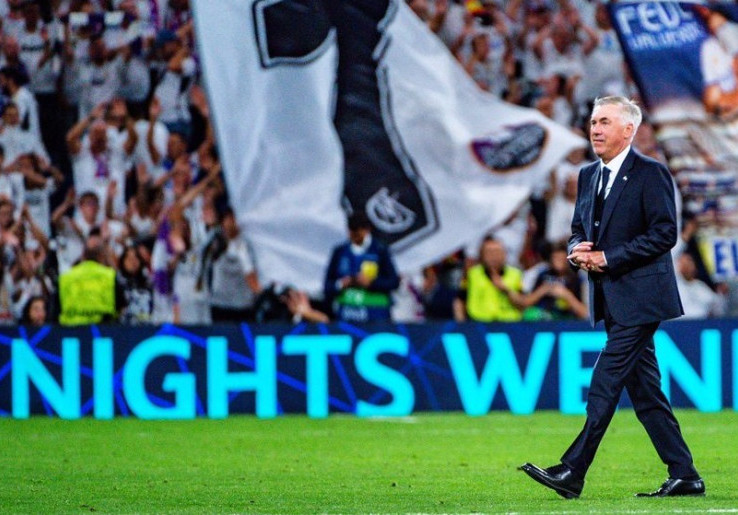 Selangkah Lagi Carlo Ancelotti Lewati Pencapaian Zinedine Zidane di Real Madrid