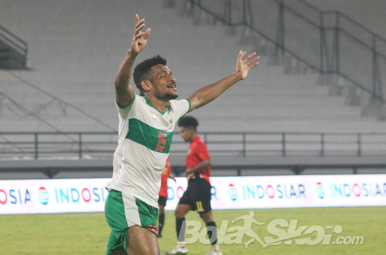 Ricky Kambuaya Makin Termotivasi Usai Sumbang Gol di Dua Laga Kontra Timor Leste