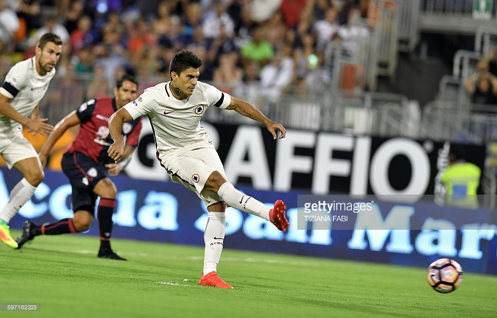 Hasil Pertandingan Liga Italia Cagliari vs AS Roma : Skor 2-2
