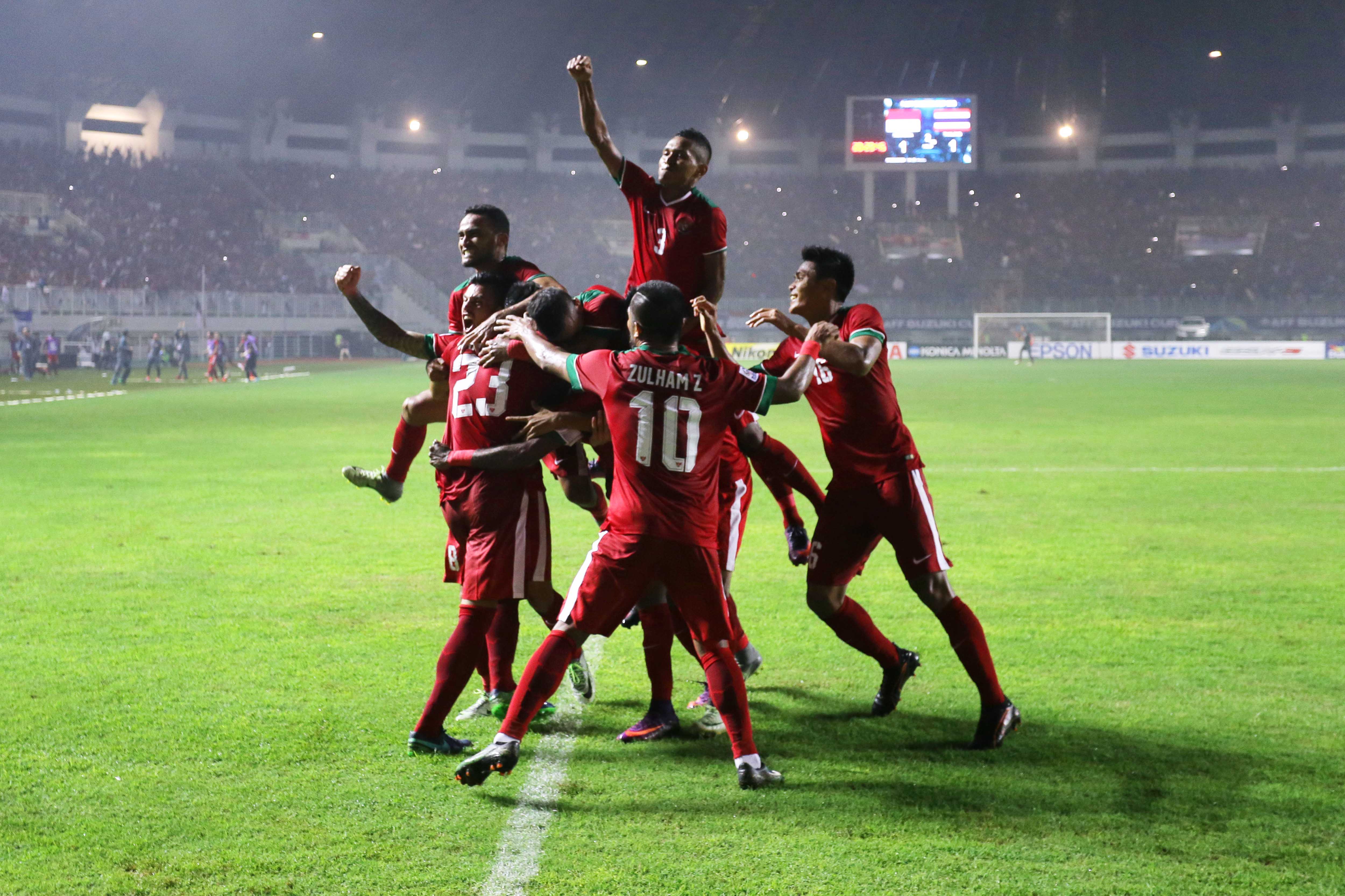 Hasil Final AFF 2016: Indonesia Selangkah Lagi Torehkan Sejarah Baru