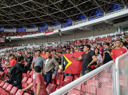 Cetak Gol, 50 Pendukung Timor Leste Bersorak di SUGBK