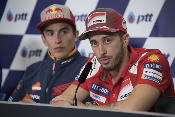 Andrea Dovizioso Senang Bisa Bersaing lawan Marc Marquez dengan Gaya Balap yang Aman