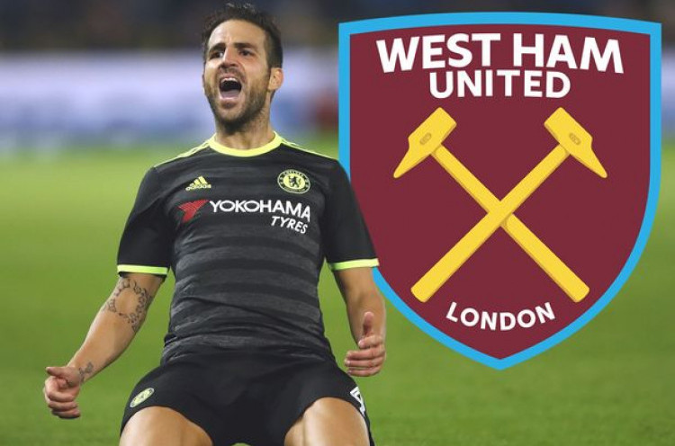 West Ham Siap Bajak Fabregas Dari Chelsea