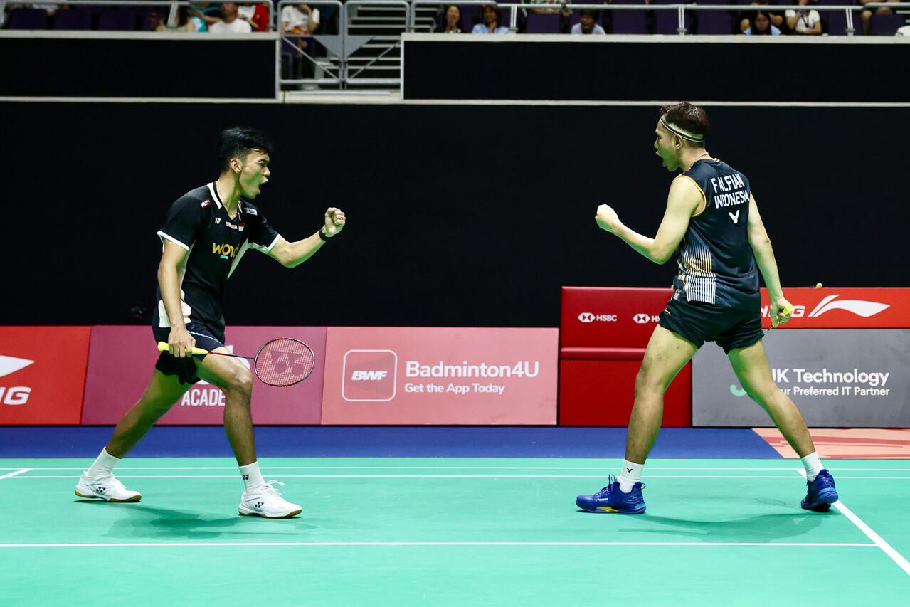Hasil Singapore Open 2026: Fajar/Fikri ke Final, Alwi Terhenti