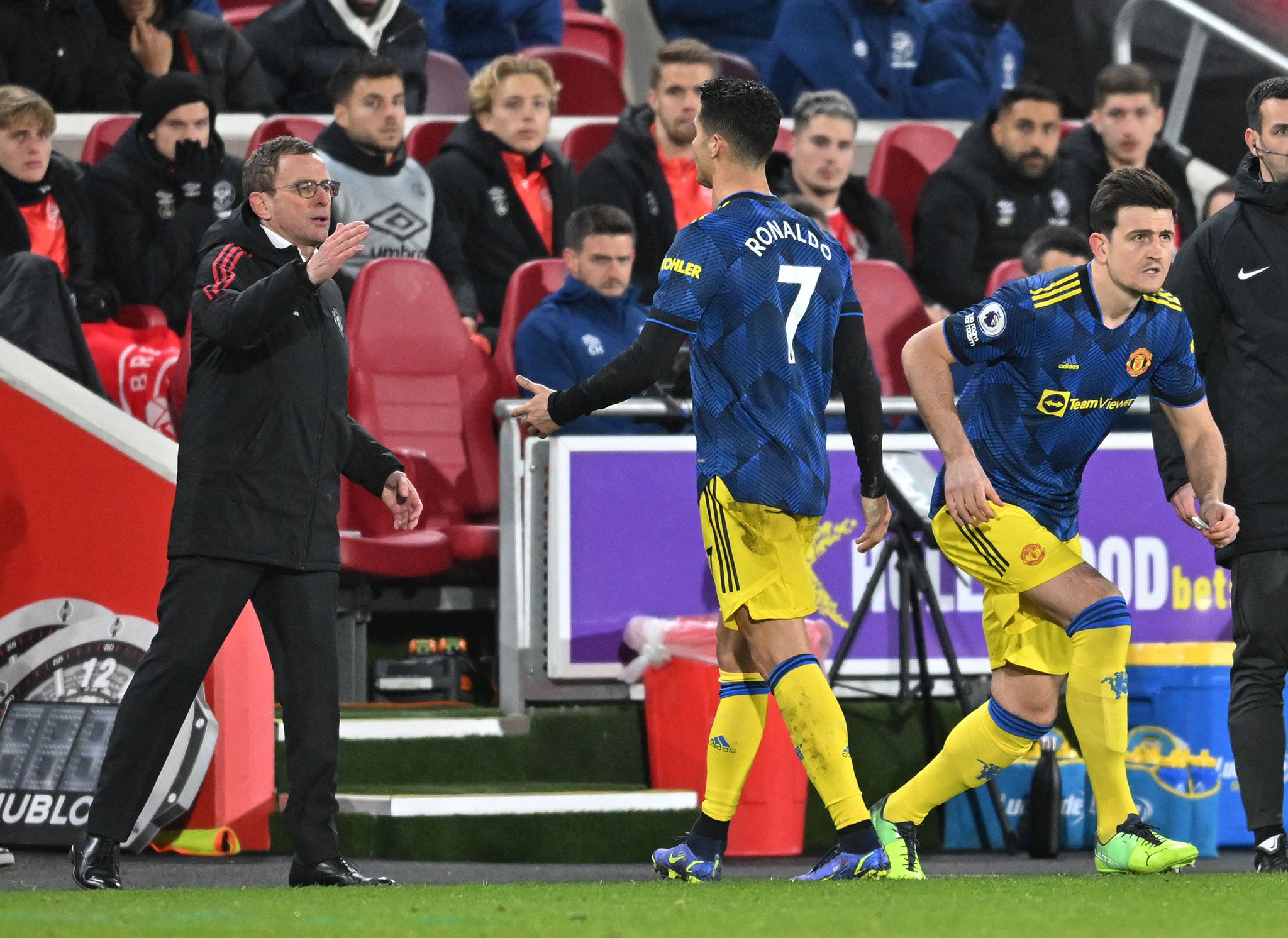 Rangnick Jawab Isu Ronaldo Rebut Posisi Maguire sebagai Kapten