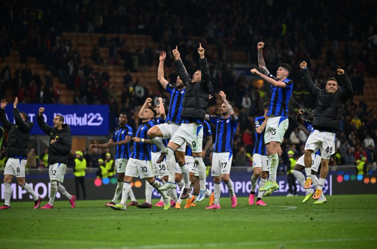 Unggul Agregat Dua Gol, Inter Tetap Bidik Kemenangan pada Leg Kedua