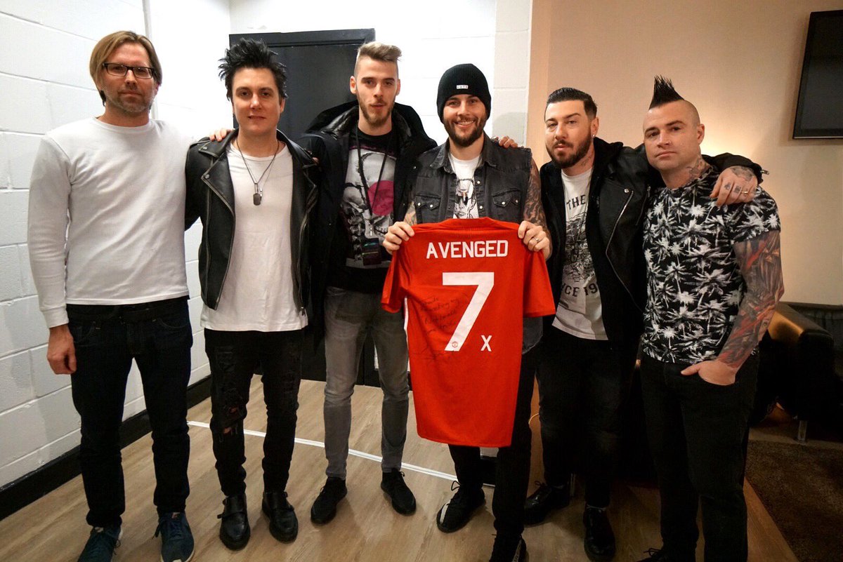 Avenged Sevenfold Ucapkan Selamat untuk David De Gea