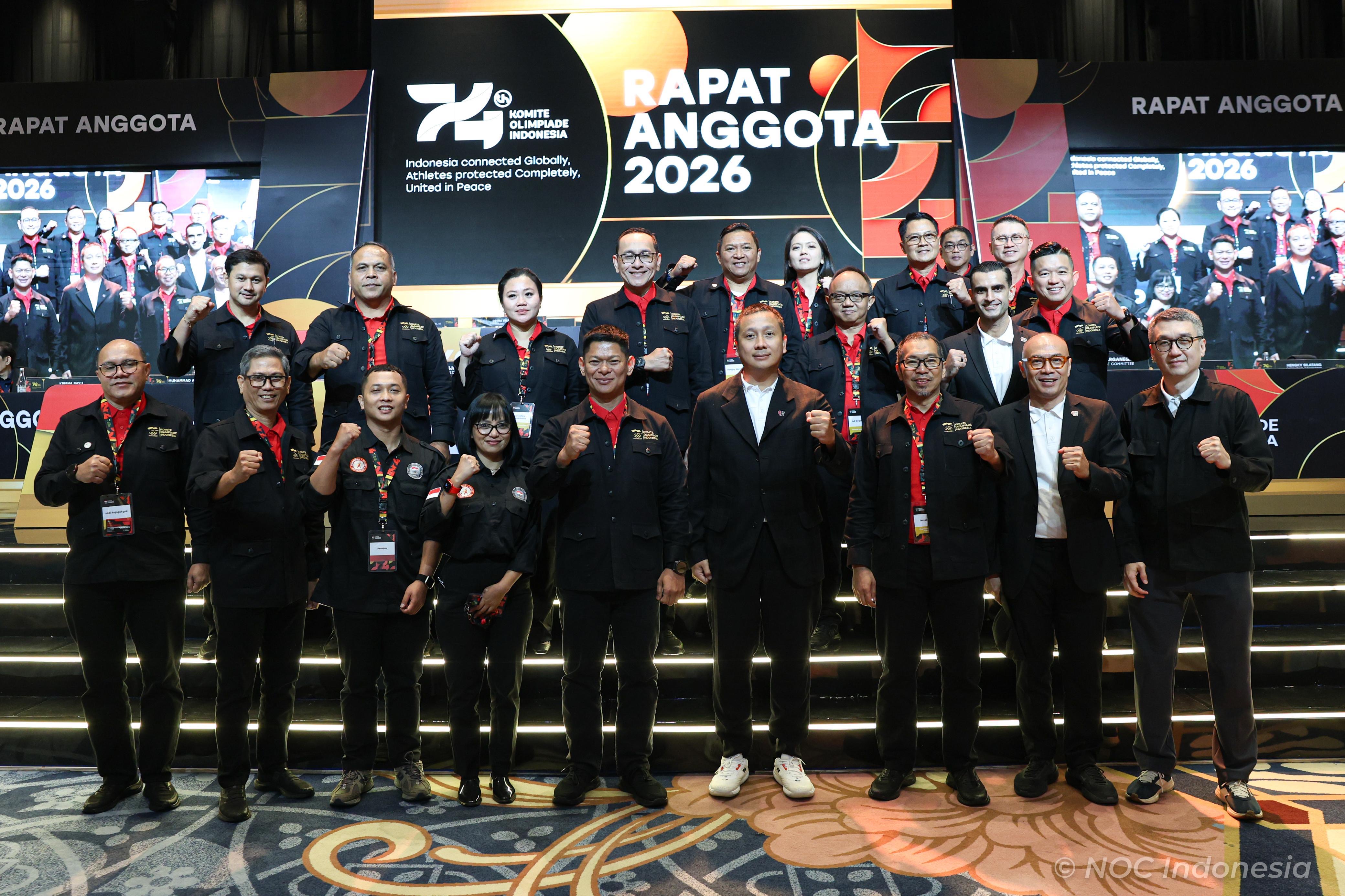 Rapat Anggota NOC Indonesia 2026 Tetapkan Dua Anggota Baru, PB Padel Indonesia dan ICA
