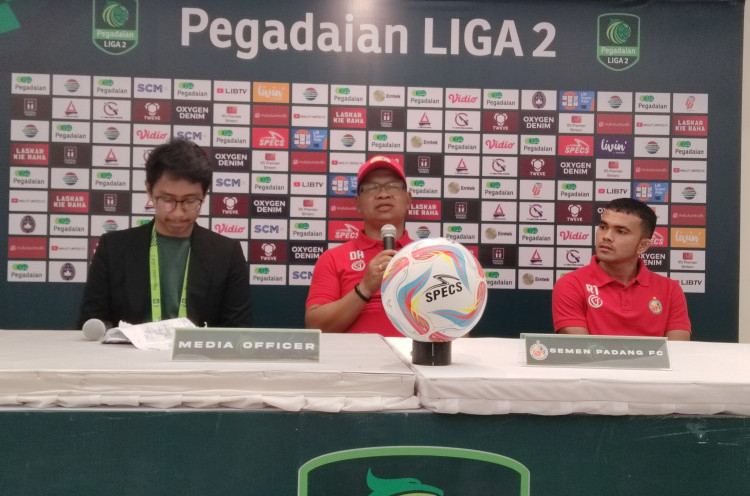 Pelatih Semen Padang Lega Target di Leg Pertama Semifinal Liga 2 Terpenuhi