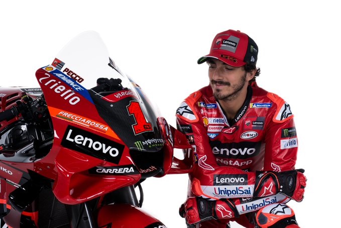 Pecco Bagnaia Pakai Nomor 'Kutukan' untuk MotoGP 2023